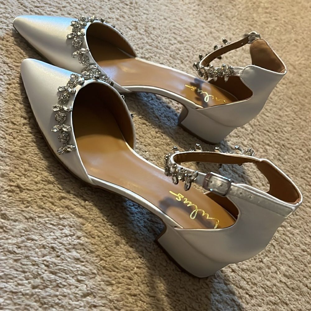 LULUS WOMEN’S SIZE 8.5 ANKLE STRAP HEELS - Picture 3 of 7